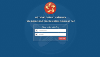 PHẦN MỀM XÁC ĐỊNH CHỈ SỐ CẢI CÁCH HÀNH CHÍNH