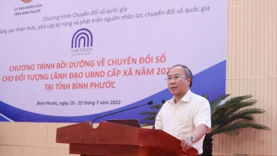 Bình Phước bồi dưỡng về chuyển đổi số cho lãnh đạo cấp xã